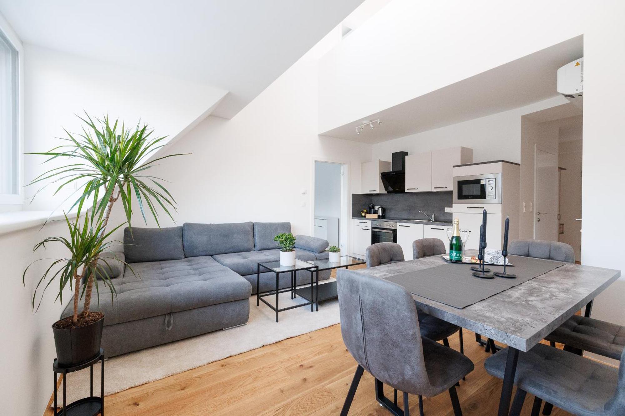 Symphony Apartments 41 - Modern Loft With Terrace And Grill In Central Location Wien Eksteriør billede